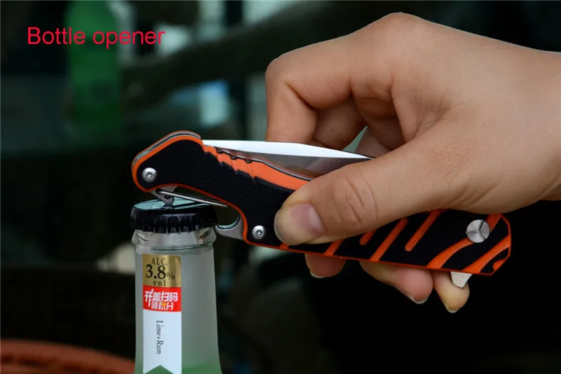 Складные Ножи С флиппером Y-START Woodpecker LK5020 лезвие 440C рукоятка G10 охотничий острый