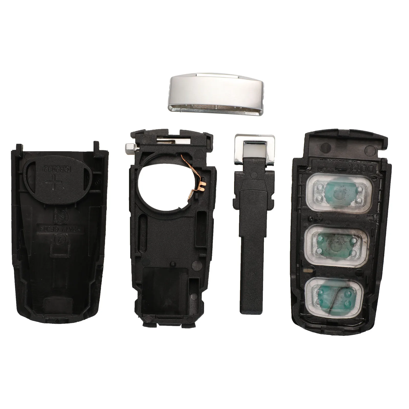 Jingyuqin 3/4 кнопочный запасной дистанционный Автомобильный ключ оболочка чехол Fob