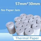 Термобумага для печати, 57*30 мм, 20 рулонов, 6,5 метров