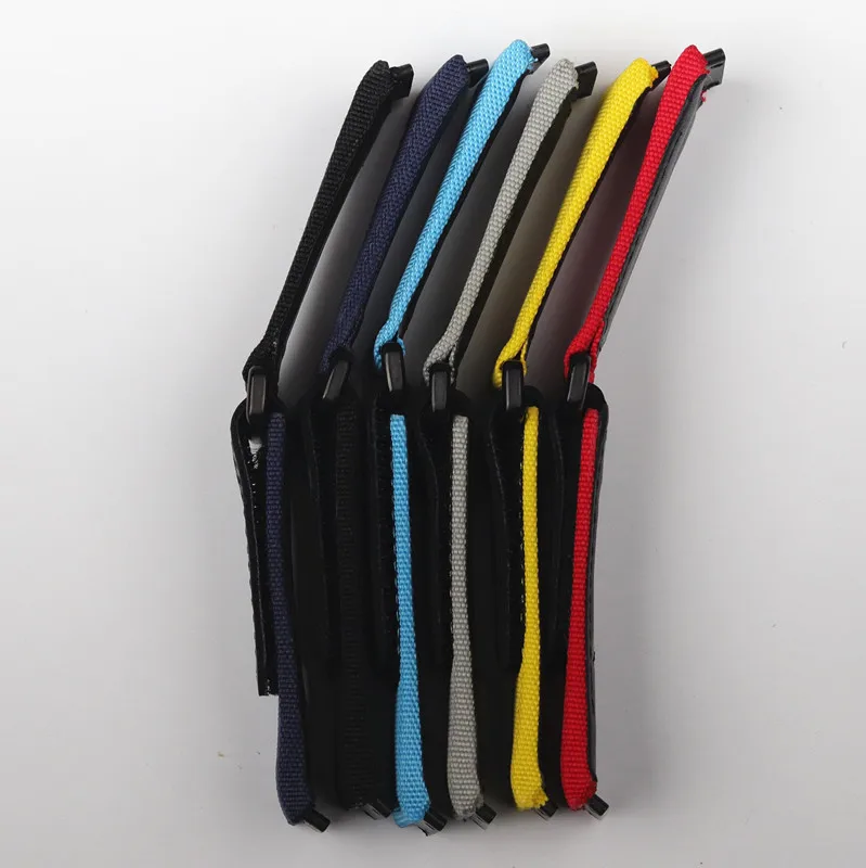 Ремешок мужской нейлоновый из натуральной кожи 25 мм | Наручные часы