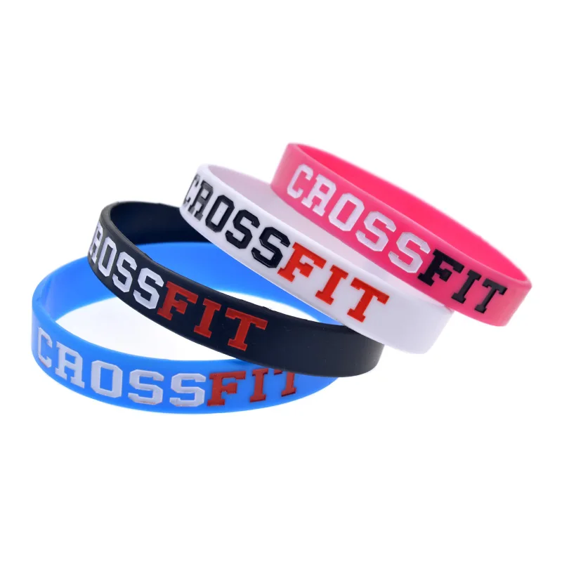 OBH 1 шт. силиконовый браслет Crossfit 1/2 дюйма широкая Спортивная бижутерия 4 цвета |