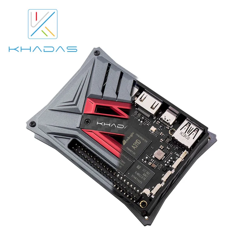Amlogic A311D одноплатный компьютер с 5 0 топами NPU AI tensorflow x4 Cortex A73 x2 A53 Cores Khadas VIM3 Basic
