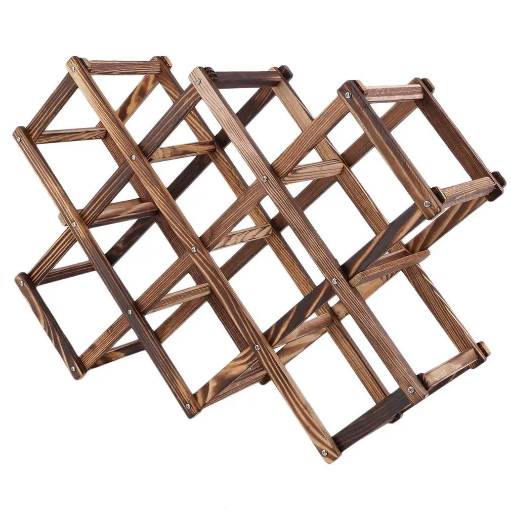 Деревянный Красное вино стойки 3/6/10 бутылки держатель Кухня бар Дисплей