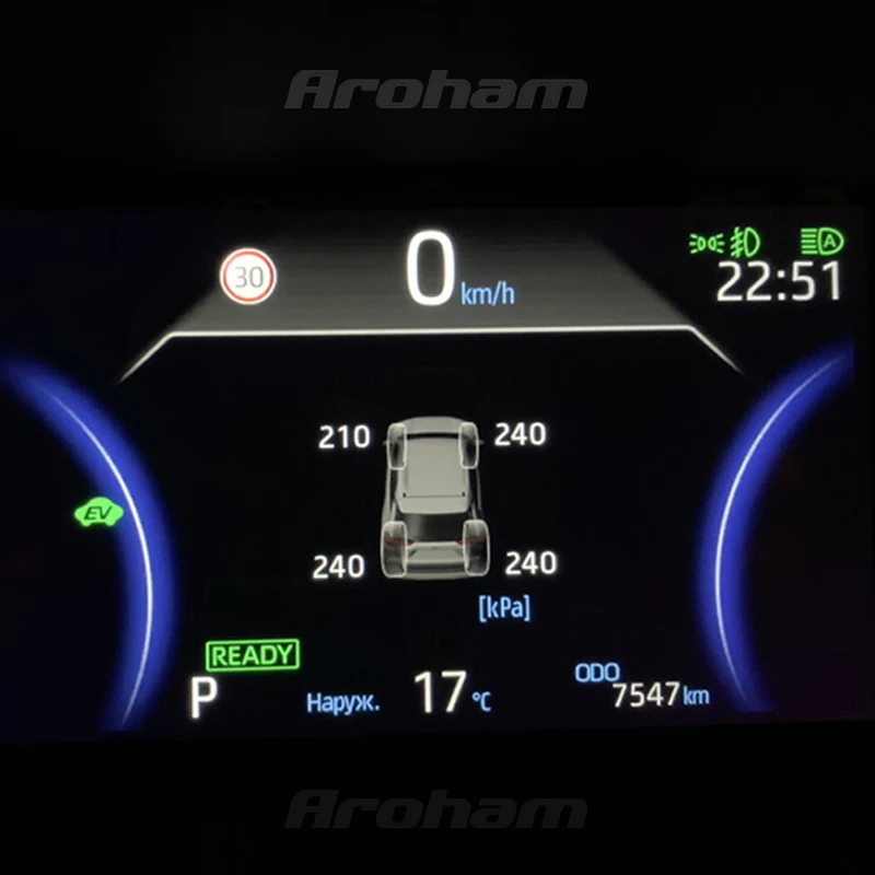 Умная Автомобильная TPMS система контроля давления в шинах цифровой ЖК дисплей