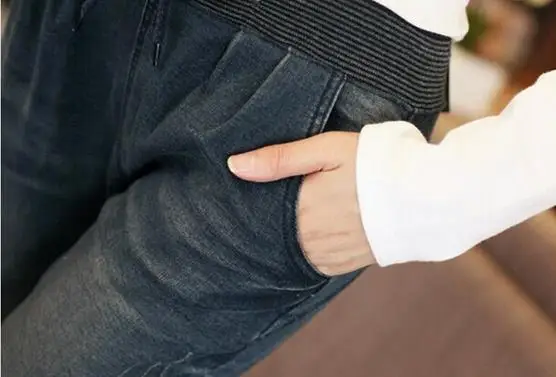 Women Ladies Wild Snow Denim Jeans Harem Pants Autumn Warm Trouser Pantalon Femme Korean Blue Pant Calca Feminina A1 | Женская одежда