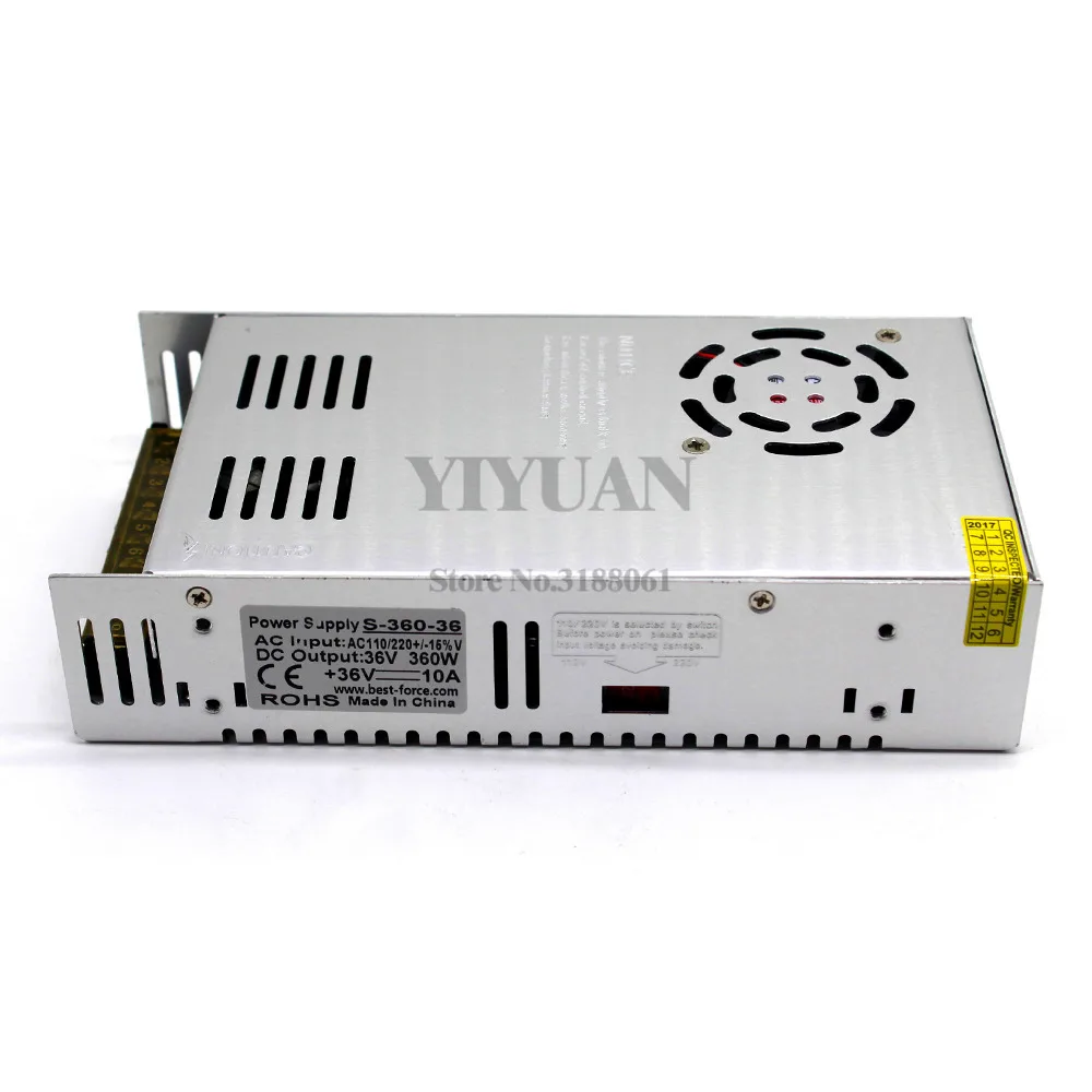 Импульсный источник питания постоянного тока 36В 10А 360 Вт трансформатор драйвера