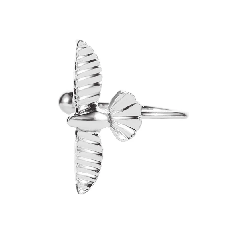 Модные простые серьги в стиле ретро с птичьими ушками трендовые для мужчин и