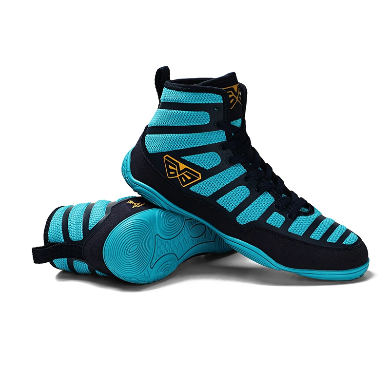 

UANKHigh Quality Boxing Wrestling Shoes, Rubber Outsole, Breathable Combat Sports Shoes, Professional Training Fighting Boots
