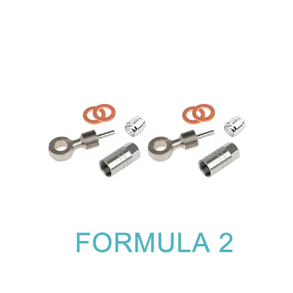 Велосипедные гидравлические шланговые переходники для Magura Shimano Formula SRAM Avid Olive соединительная вставка и адаптер - Цвет: FORMULA 2