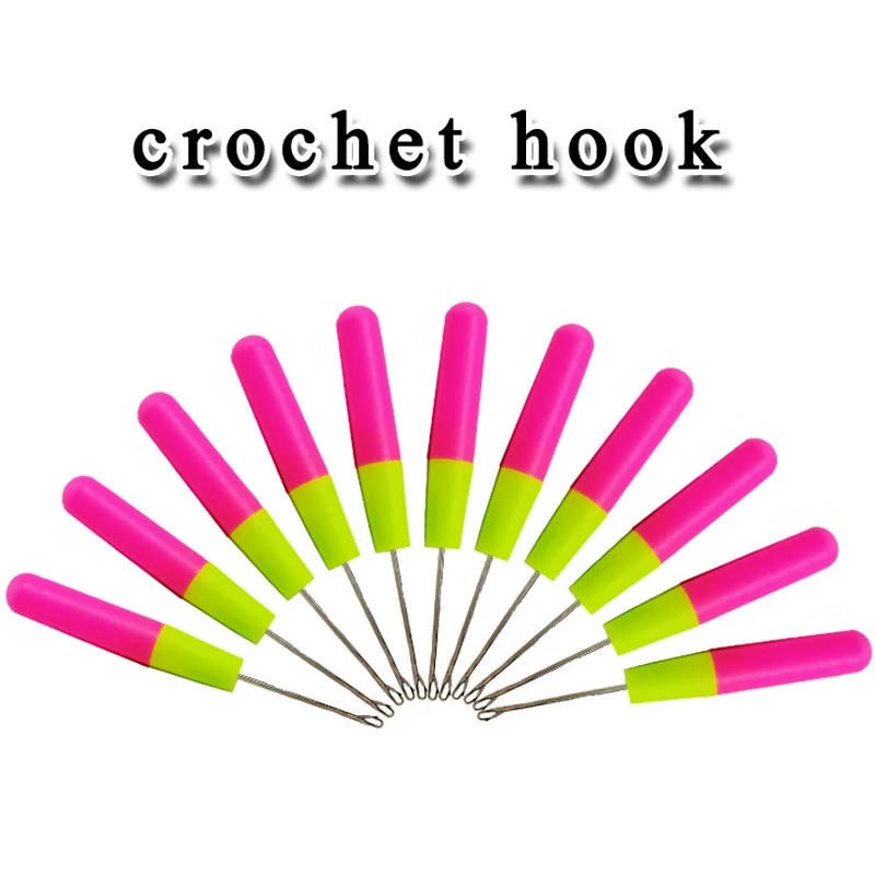 

2Pcs Crochet Hook Needle Hair Weaving Needle For Braids Knitting And Crochet Needles For Jumbo Braiding Twist Hair