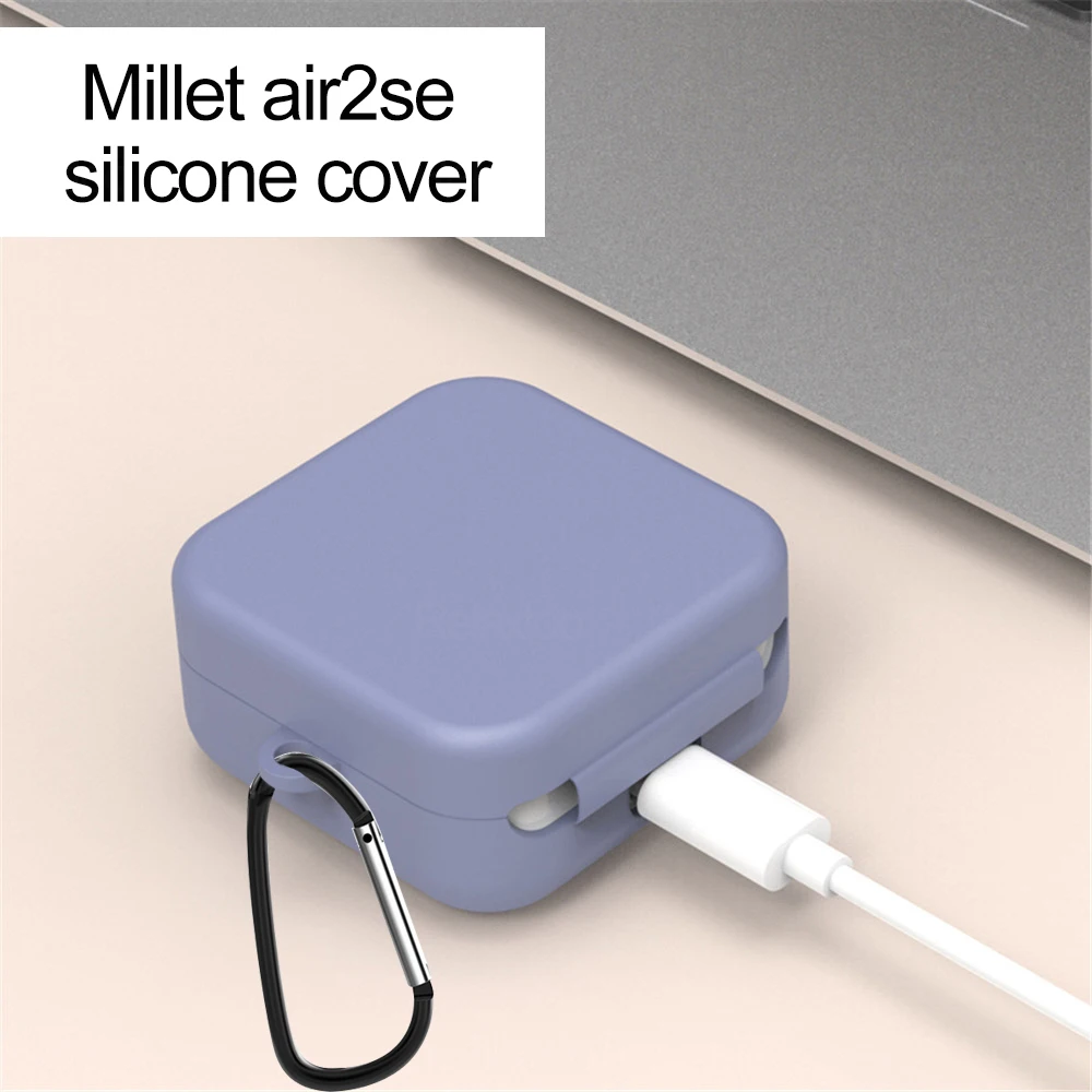 Силиконовый чехол TWS для Xiaomi mi Air2 SE защитный наушников Air 2 AirDots Pro/2SE мягкий с