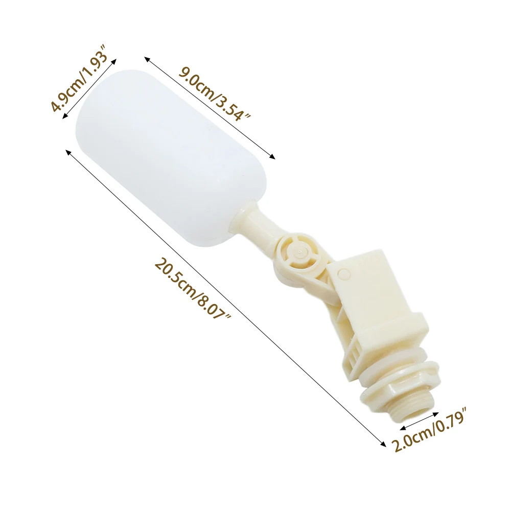 1 шт. DN15 1/2 ''Новый Поплавковый шаровой клапан с отключением Пластиковый