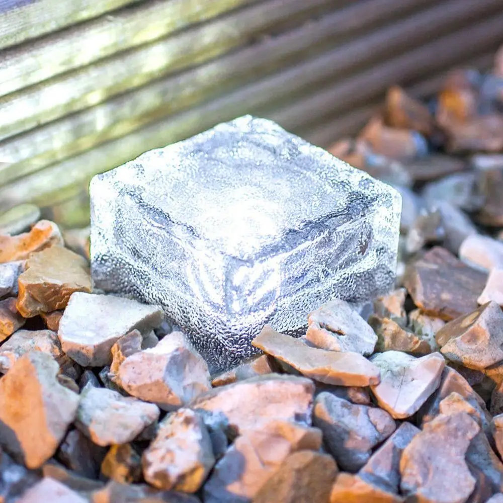 

Ice Cube Ground Lamp Disk Lights Buried Light Path Way Gutter Garden Decking Street Eco-Friendly Durable