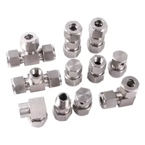 Фитинг с замком из нержавеющей стали, 18 дюйма, с внутренней резьбой, быстрое соединение с трубой 38 дюйма, садовый шланг для системы запотевания разделитель труб