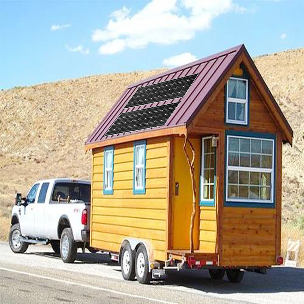 300w solar panel 12v 24v battery charger kit PV system aluminum frame extension cable for car Rv camping marine home 1000w 220v |