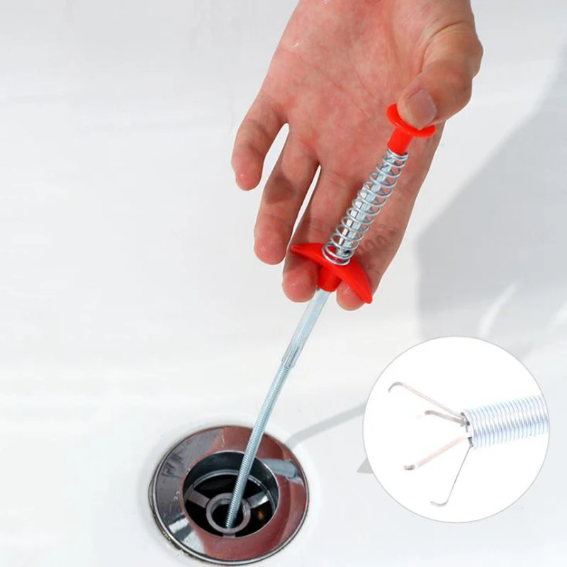 Сливная змея палочки для чистки инструменты удаления грязи 60 см рессорная трубка