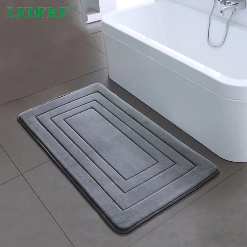 LEDFRE коврик для туалета Нескользящие Коврики спальни пенный душевой ванной кухни