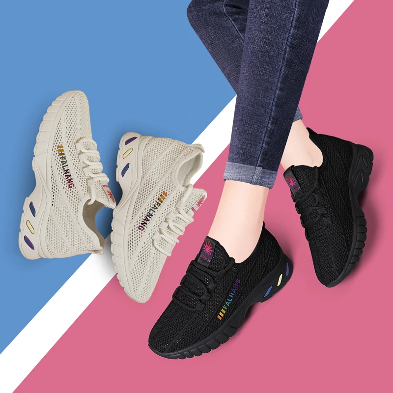 

2021 New Running Shoes Spring Summer Sports Jogging Shoe Casual Comfortable Ladies Sneakers Fashion zapatillas mujer