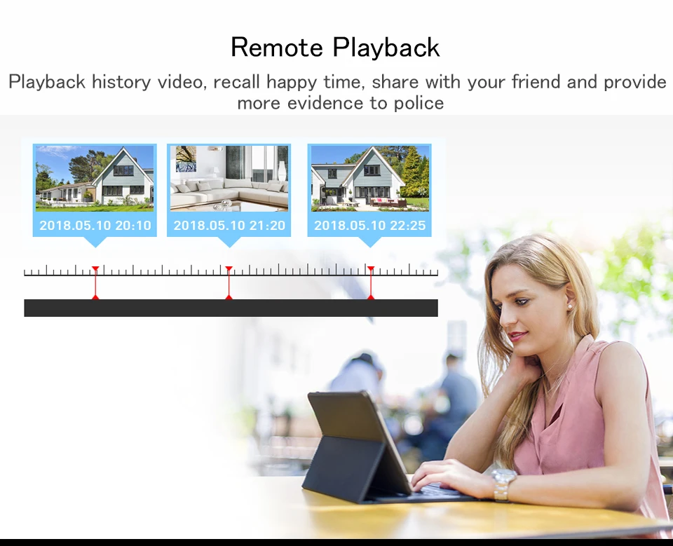 8CH 1080P HD система камер домашней безопасности 4CH CCTV камера система наружного видеонаблюдения беспроводная ip-камера Wifi NVR комплект 720P