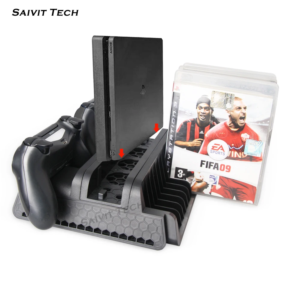Многофункциональный Вертикальный двойной контроллер геймпада зарядная станция