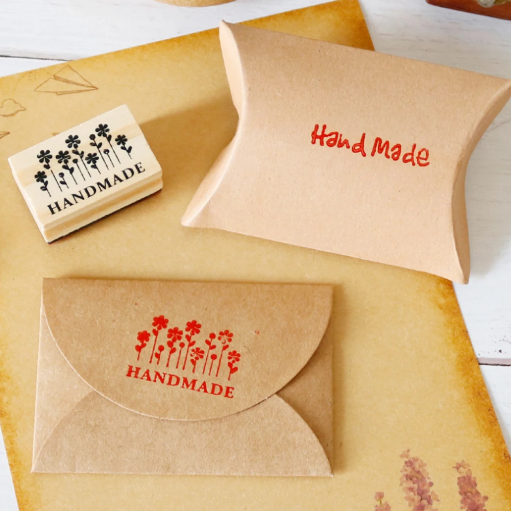 Натуральные ручной работы деревянные штамп деревянный | Дом и сад