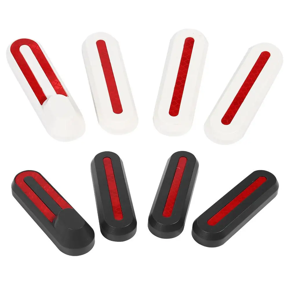 

For Xiaomi M365 Electric Scooter Skateboard 4pcs Scooter Front Rear Wheel Tyre Cover Hubs Protective Shell Case Sticker
