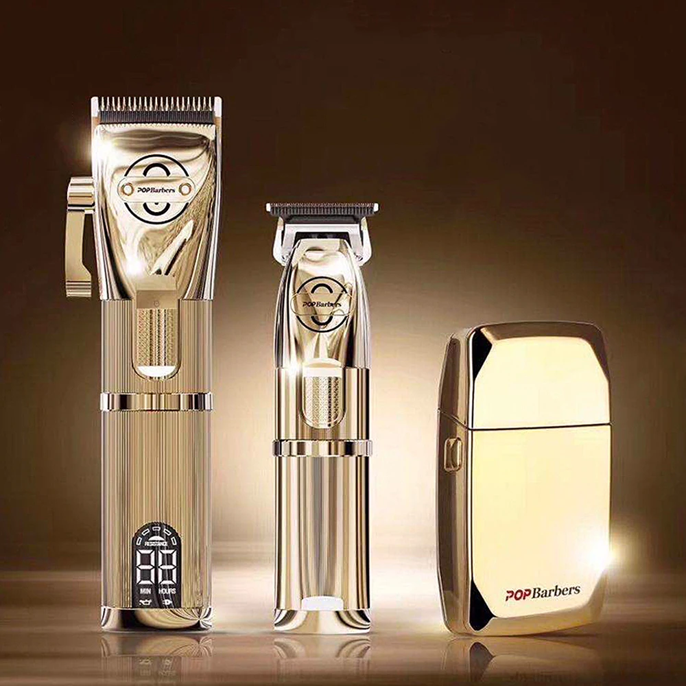 

Профессиональная Мужская электрическая машинка для стрижки волос, аксессуары для парикмахерской, триммер для волос, машинка для парикмахе...