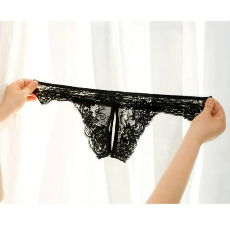 

Erotic Sexy Lingerie Lace Perspective Ladies Panties Sexy Underwear Transparent Thongs Womens Briefs Plus Size Sexy Dress