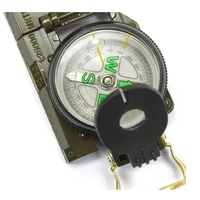 multi function military luminous compass lensatic portable folding american style army marching metal steel compass