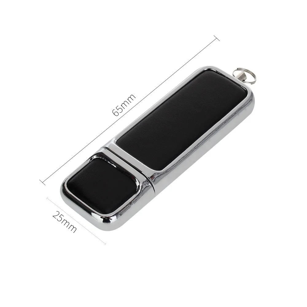 

New High-Ranking Leather Usb 2.0 Flash Memory 128Gb Metal Pendrive 4Gb 8Gb 16Gb 64Gb Creative Usb Flash Drive 32Gb Company Gifts