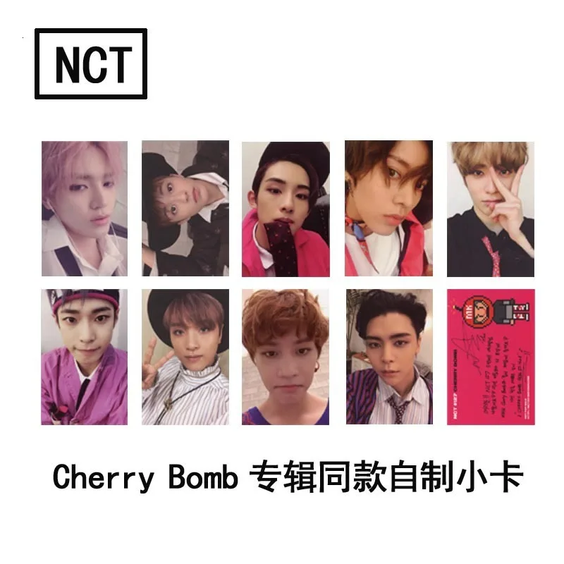 8~ 10 шт KPOP NCT 127 бумага мечты фото LOMO карта вишневая бомба мы поднимаем фото открытка-приглашение канцелярские принадлежности украшения поставки вентилятор подарок