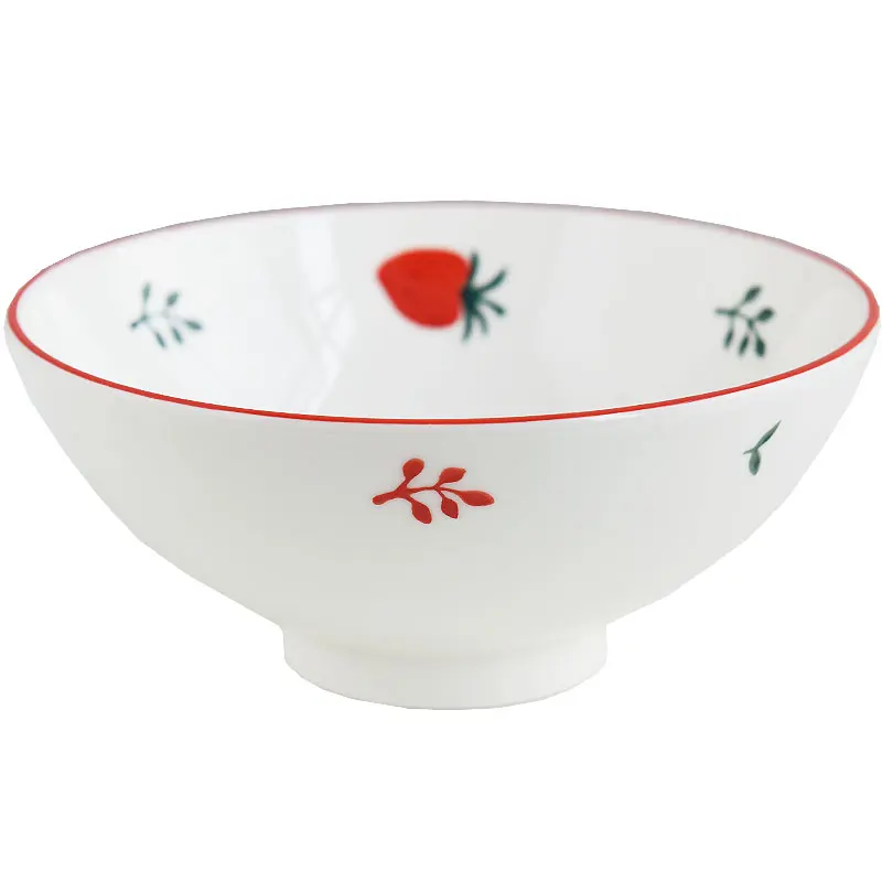 

Ceramic Large Ramen Bowl Noodles Salad Tableware Japanese Food Japan Plate Dinnerware Fruit Ceramics Large Pasta Bowl Redmulti