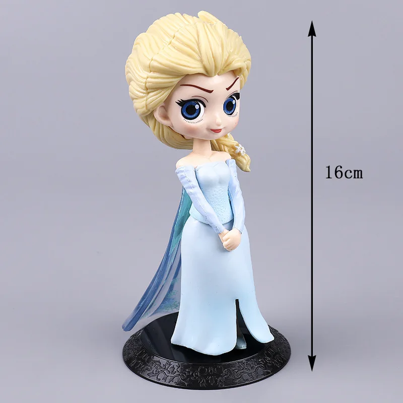 10 видов стилей Q Posket Sophia Snow Queen Эльза и Анна Фигурки игрушки куклы Aurore 17 см ПВХ