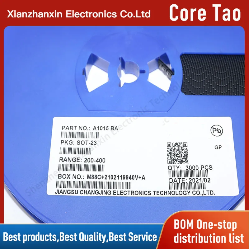 

100PCS/LOT 2SA1015 A1015 Screen printing BA PNP SMD triode