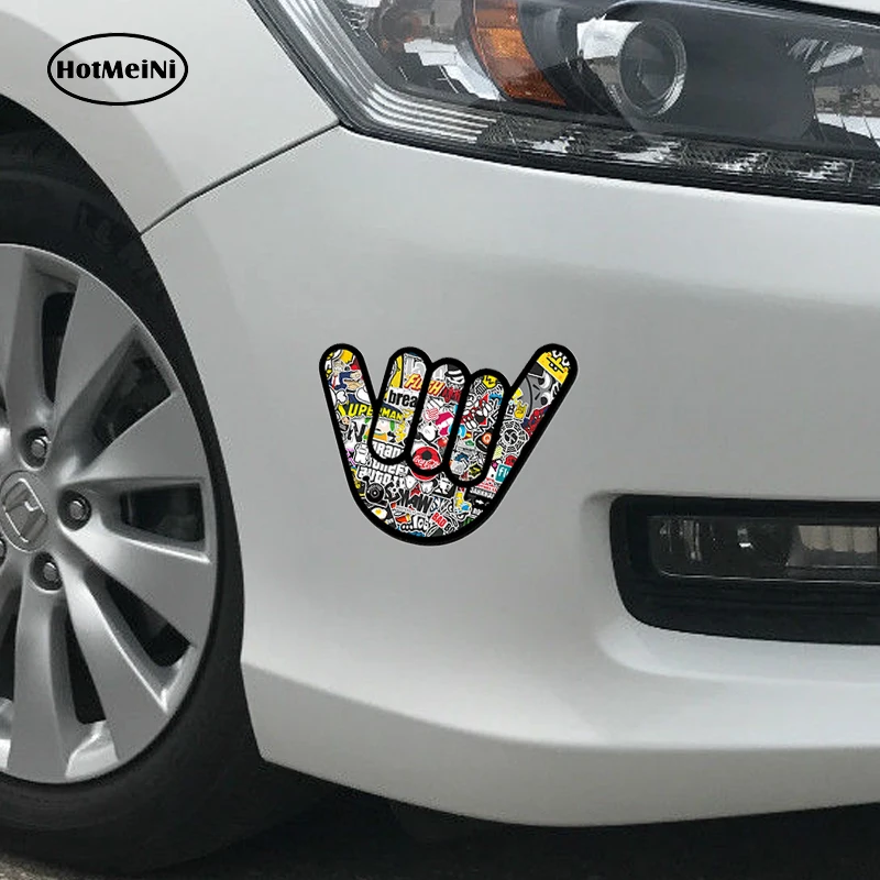 

Hotmeini Car Styling Car Sticker Sticker Bomb Hand Sticker Bike Helmet Quad Skate Car Laptop Decal 3D Decal13*10 cm
