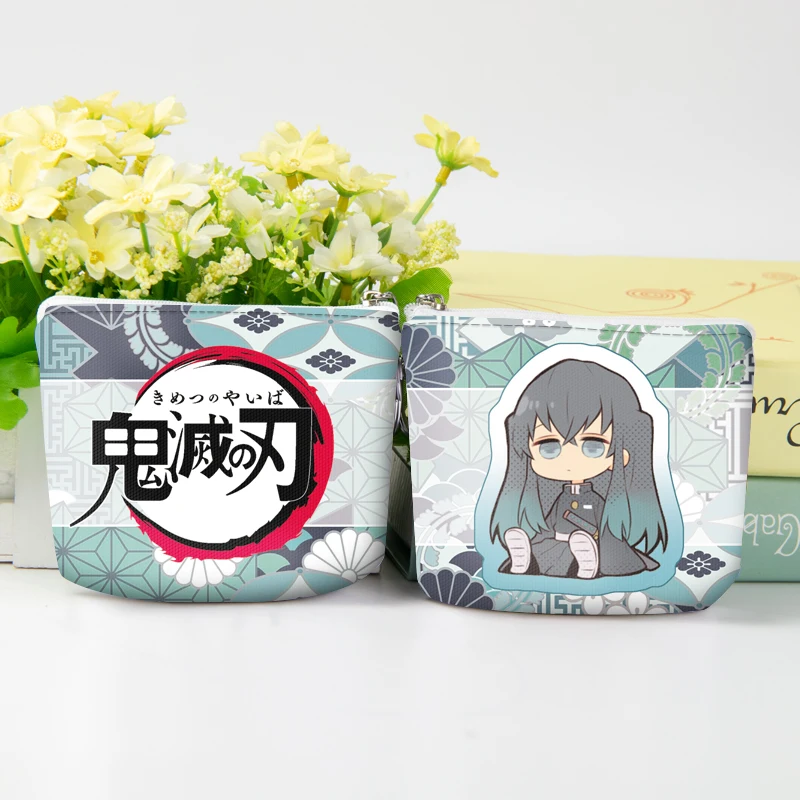 

1pc Demon Slayer Penny Purse Kimetsu no Yaiba Agatsuma Zenitsu Coin Bag Change Wallet