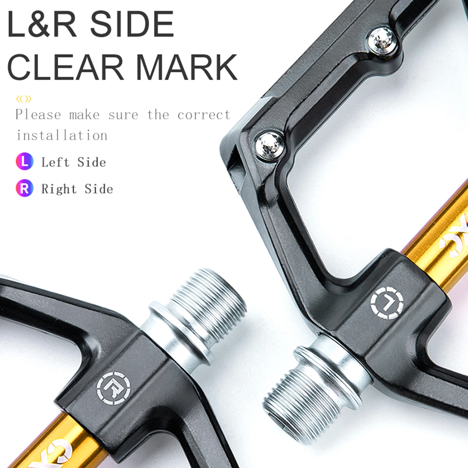 

Ultralight Seal Bearings Bicycle Bike Pedals Anti-skid Pins Anti-vibration Road Bike Pedal Flat Platform Bicycle Parts