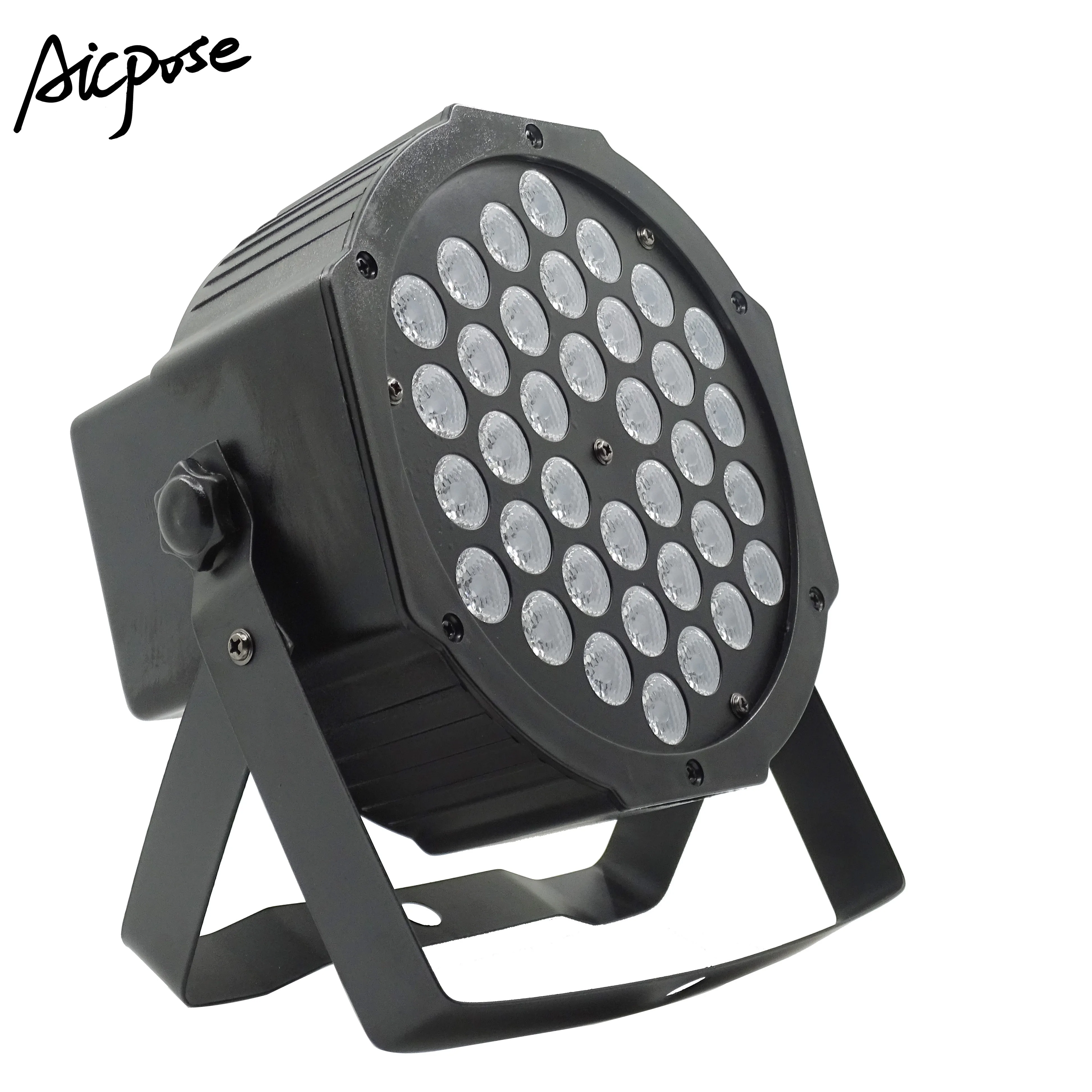 4 шт./лот светодиодный светильник Par 36x3 Вт RGB Светильник с DMX512 Master Slave 36*3 LED Flat DJ