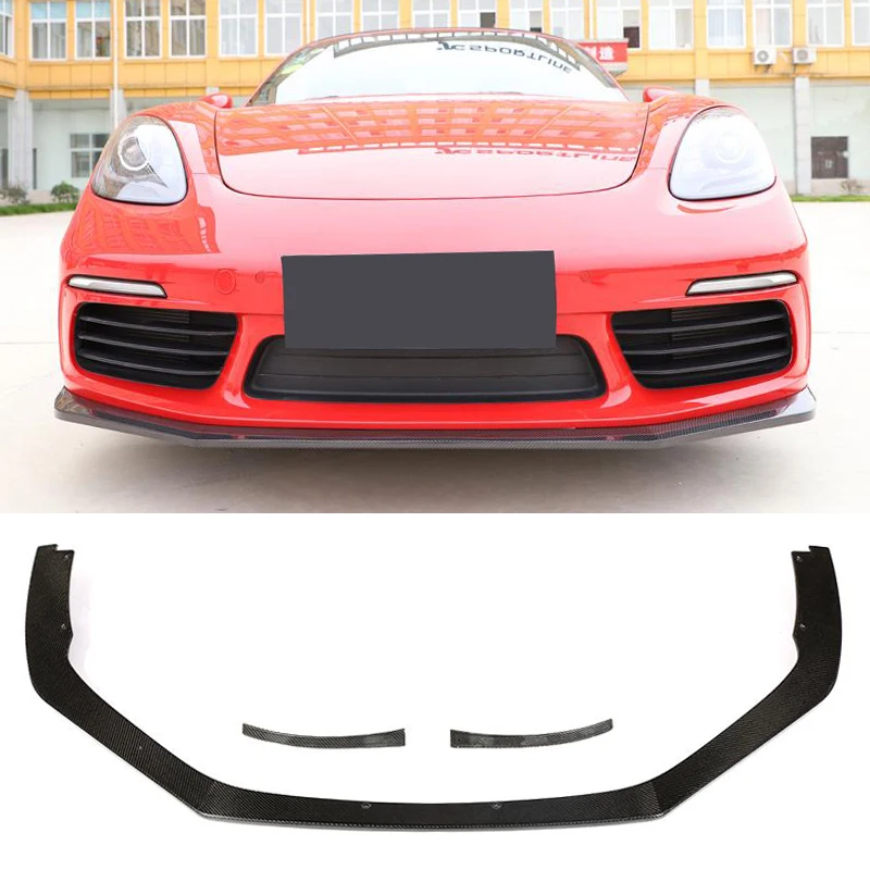 Автомобильный передний бампер спойлер подбородок для Porsche 718 Cayman Boxster Base S Coupe