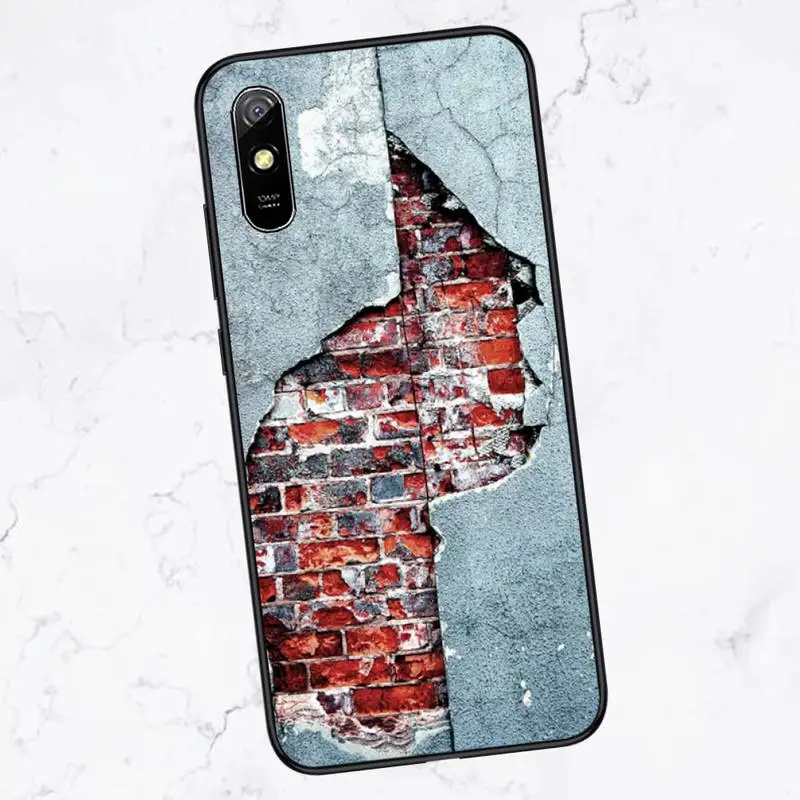 

Brick Wall Old Bricks Rock Stone Phone Case For Xiaomi Redmi 4x 5 plus 6A 7 7A 8 mi8 8lite 9 note 4 5 7 8 pro