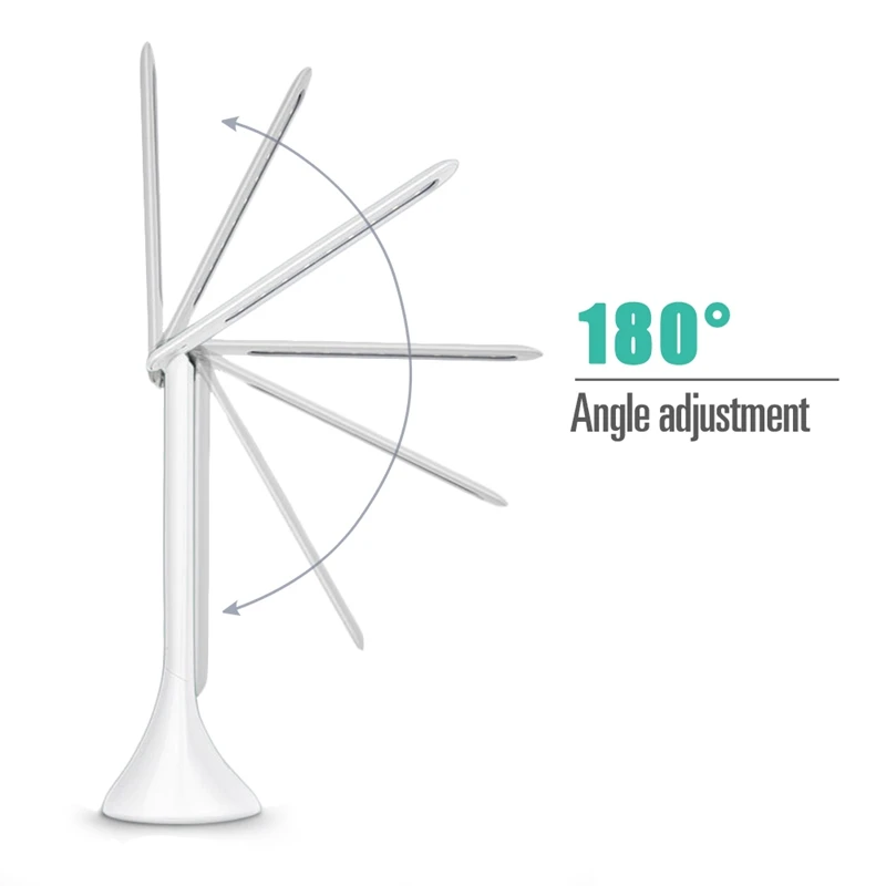 Светодиодный настольный светильник складной с регулируемой яркостью сенсорный