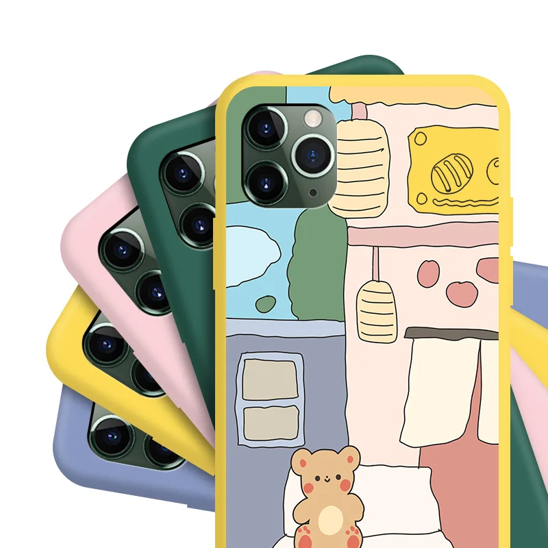 

Apple 11pro mobile phone case iPhone 12pro apple 11pro cute 11pro fall proof cool apple 11pro women's full set edge