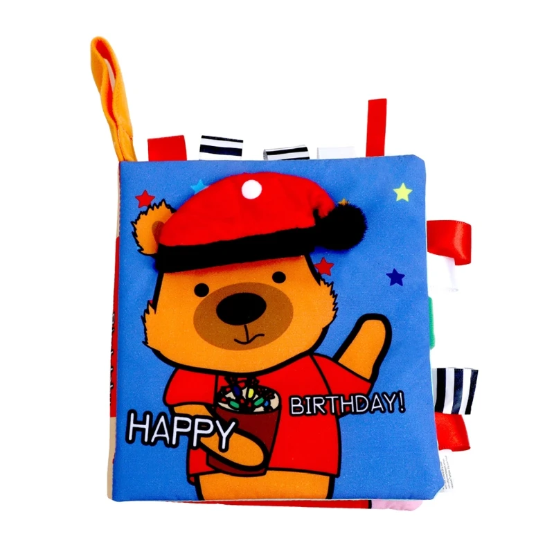 

Нетоксичные тканевые книги для дошкольников, экологичный материал, игрушка Монтессори, детская книга