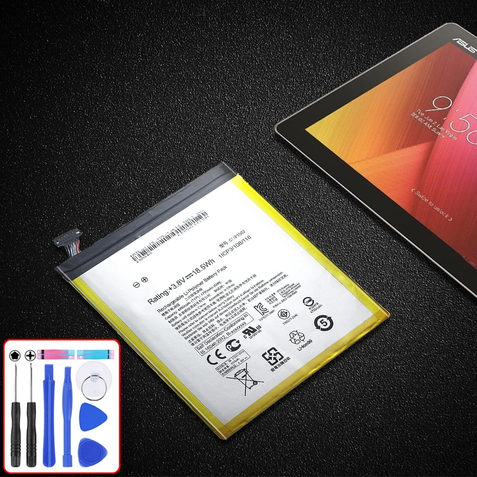 Для ASUS ZenPad 10 Z300C Z300CL Z300CG 4890 мАч C11P1502 фотоаккумулятор полимерный литий ионный