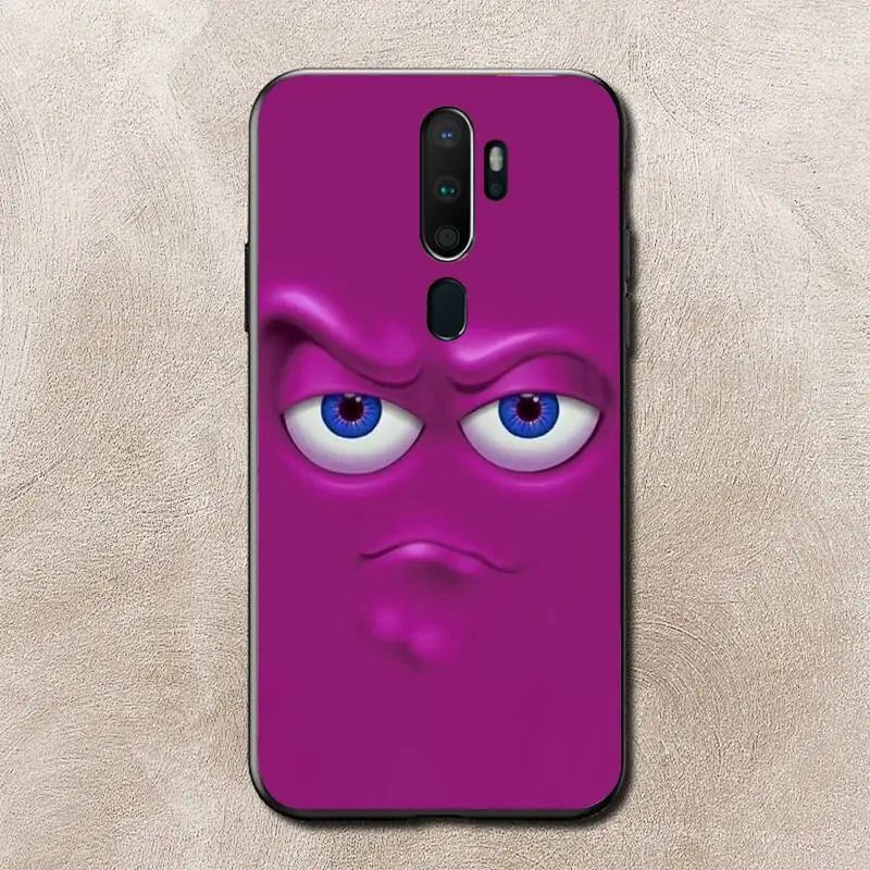 

3D funny face Phone Case for Vivo Y91C Y11 17 19 17 67 81 Oppo A9 2020 Realme c3