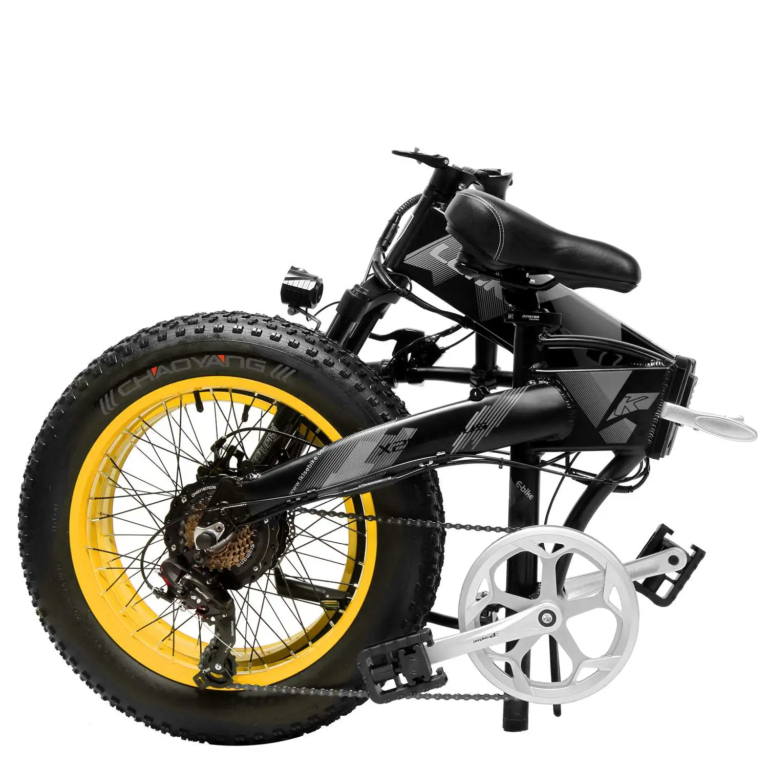 [EU Direct] Lankeleisi 20 дюймов складной электрический велосипед 48V 500W 4 0 Fat Tire Максимальная