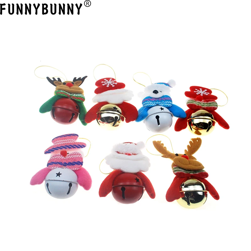 FUNNYBUNNY рождественские колокольчики для украшения дома Рождественская елка