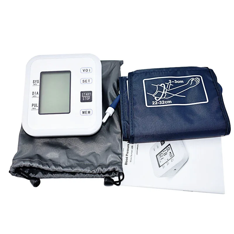 

Portable Tonometer Blood Pressure Monitor Household Sphygmomanometer Arm Band Type Digital Electronic Mini Blood Pressure Meter