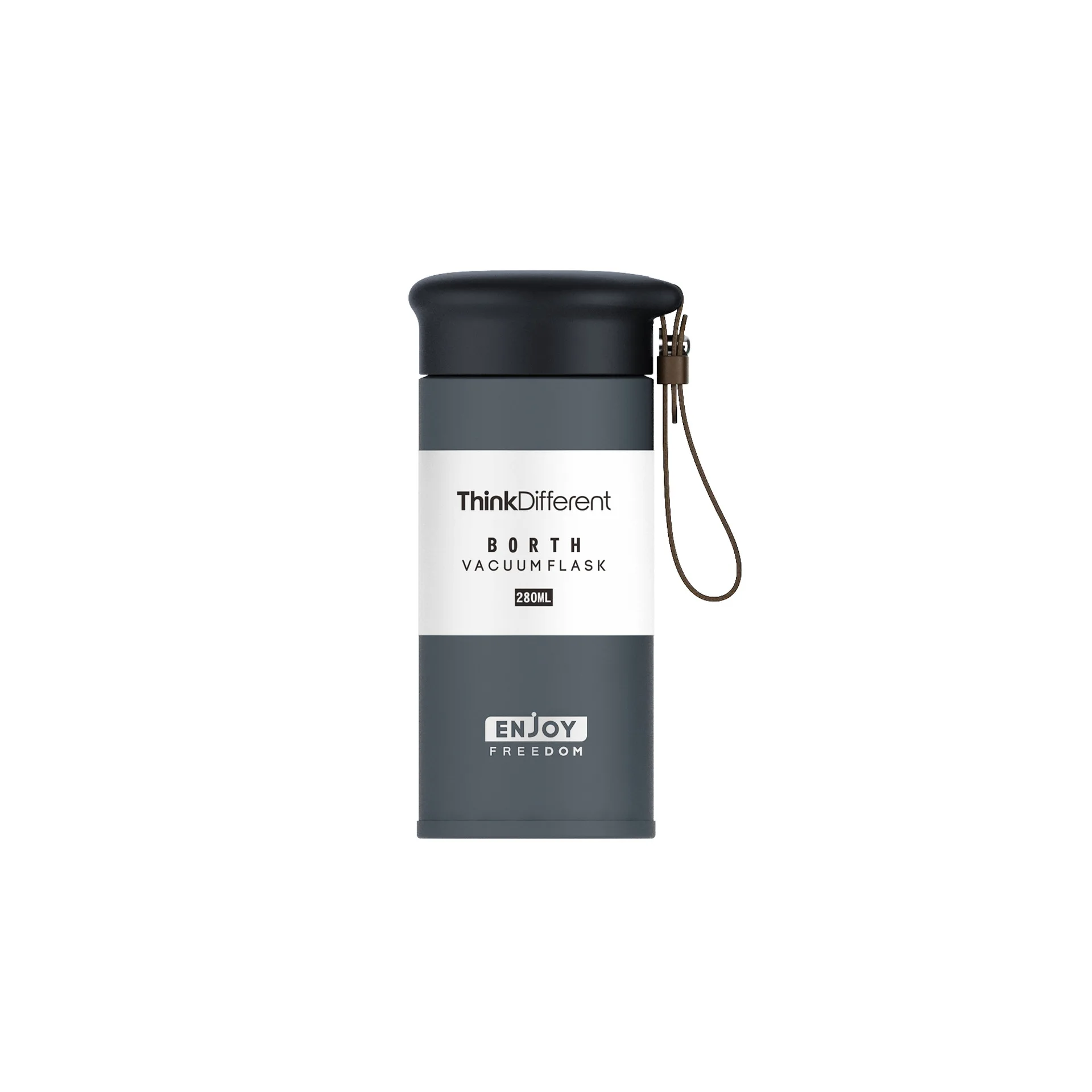 

The new Bos insulation cup is 280ml outdoor portable creative water cup