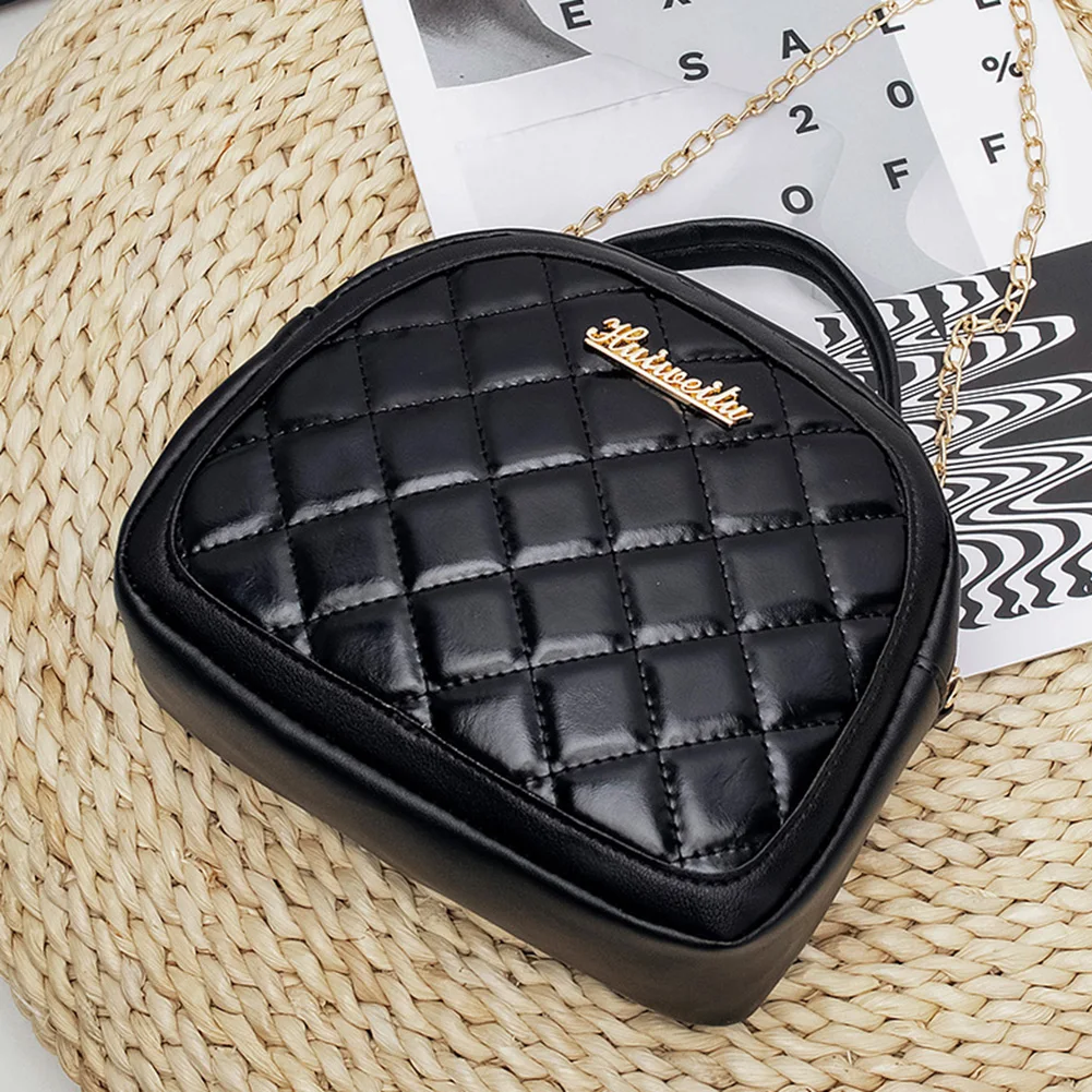 

Lattice Pattern Women Crossbody Bag Female PU Leather Solid Color Shoulder Messenger Zipper Satchel Pouch Lady Travel Daily Hand